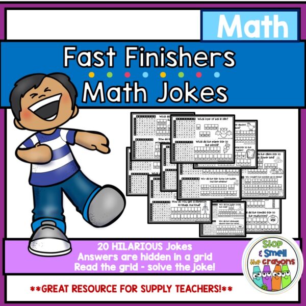 Fast Finishers Math Jokes - Reading a Grid