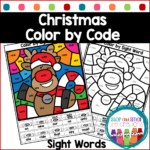 Christmas Color by Code: Sight Words - Stop and Smell the Crayons