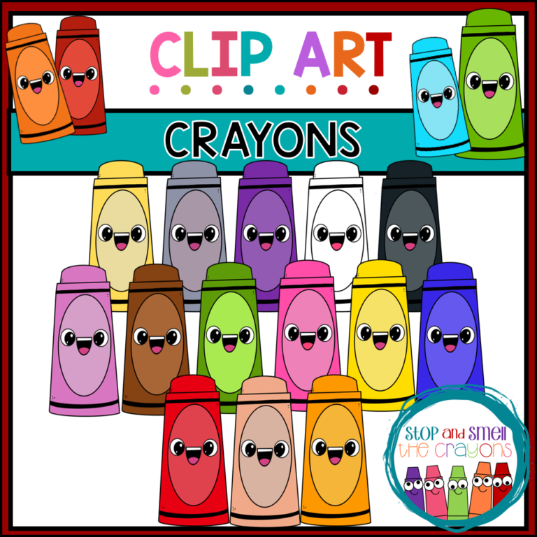 Crayons Clip Art - Stop and Smell the Crayons