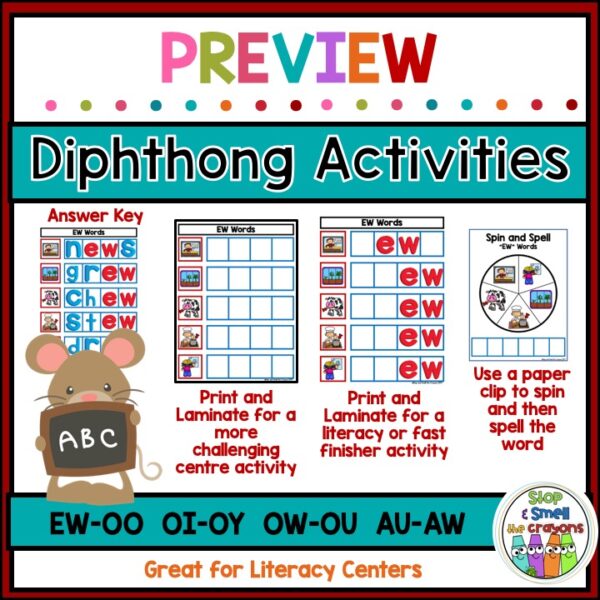 Diphthong Activity Mats - Image 2