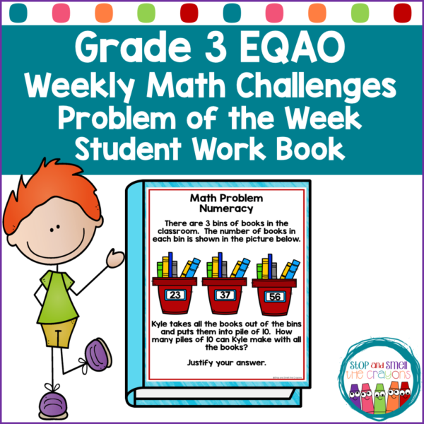 Grade 3 EQAO Weekly Math Challenges Workbook Companion