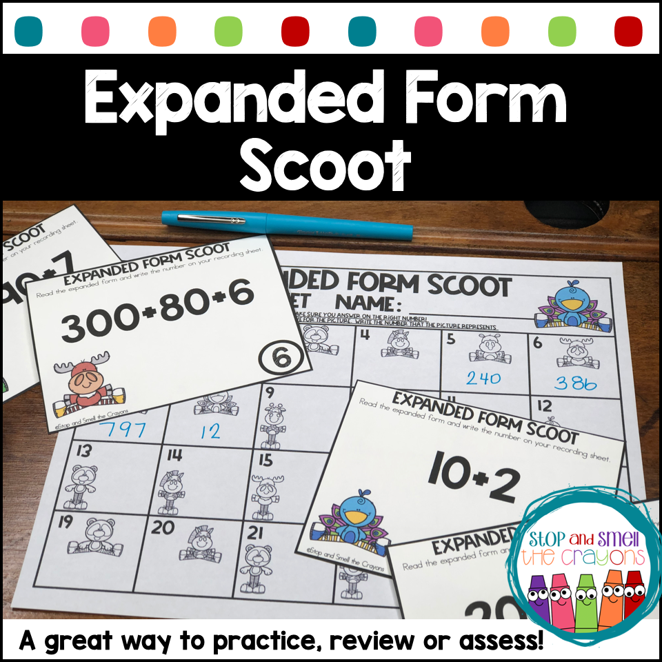 1st Grade Math Scoot Games - Addition, Subtraction, and Place Value