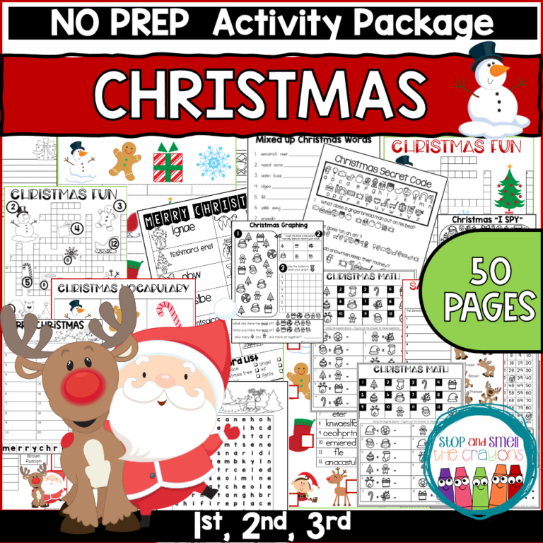 Christmas Activities - Stop and Smell the Crayons