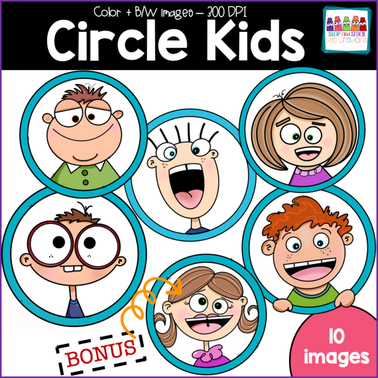 Kids Clipart - Stop and Smell the Crayons