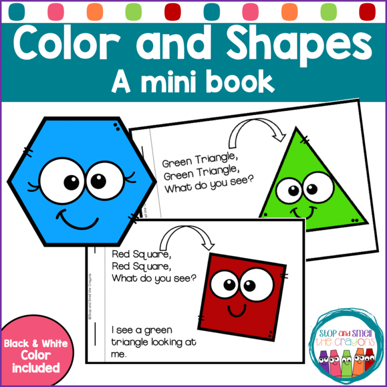 Color and Shape Book - Stop and Smell the Crayons