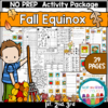 Fall Equinox | Fall Worksheets - Stop and Smell the Crayons