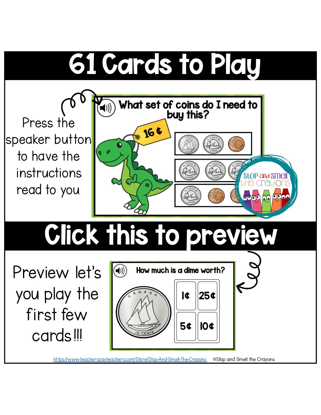 Canadian Coin Grade One Money Boom Cards - Stop and Smell ...