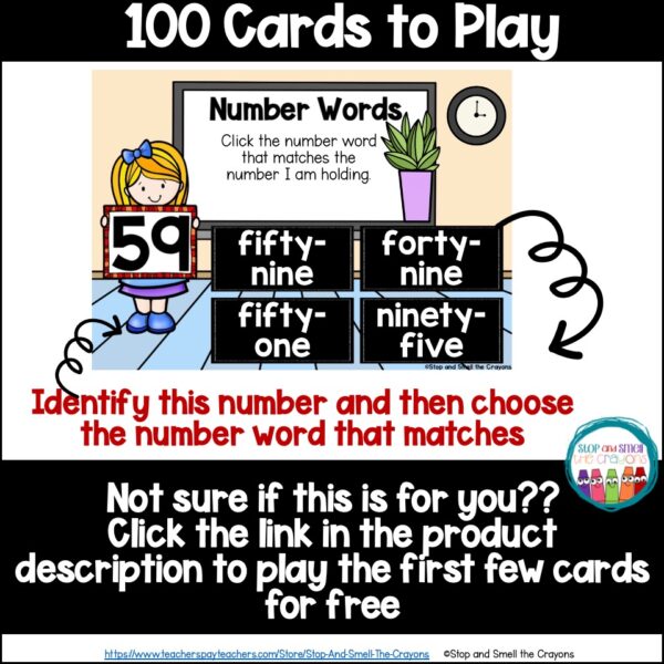 Numbers 1 - 100 | Boom Cards - Image 2