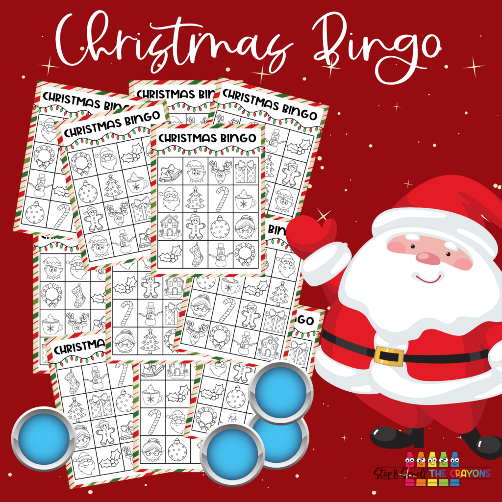 Christmas Bingo - Stop and Smell the Crayons