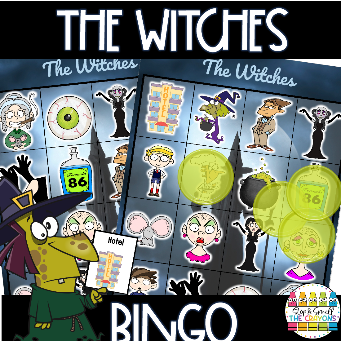 The Witches by Roald Dahl Bingo Game - Stop and Smell the Crayons