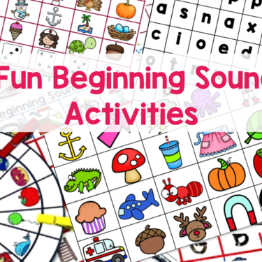 These 7 fun beginning sounds activities will help your students practice and master beginning sounds in fun and engaging ways they will love!