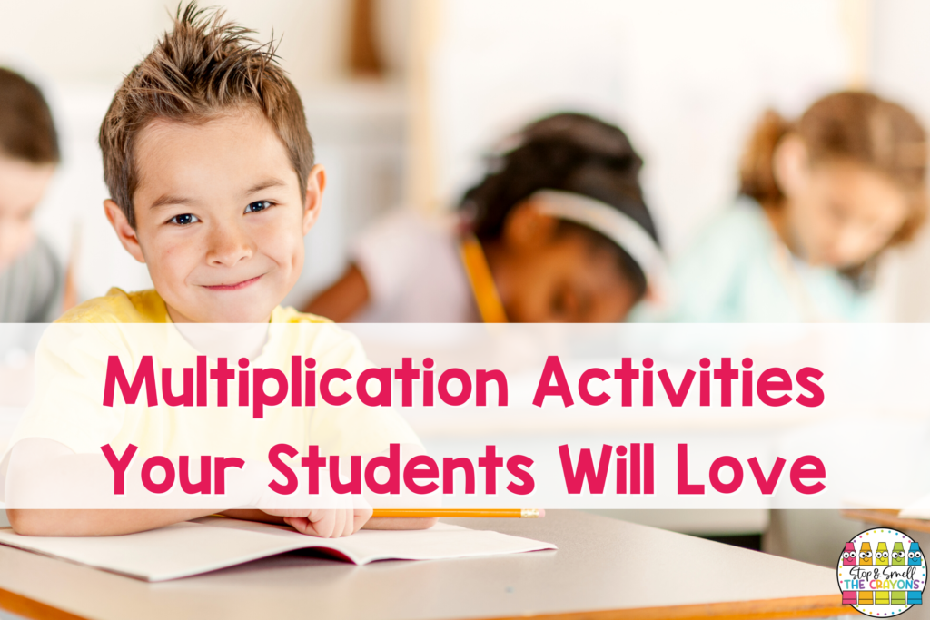 These multiplication activities will keep your students engaged while practicing important multiplication facts.