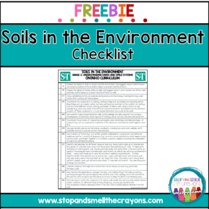 Grab this freebie to start teaching soils in the environment in your classroom today.