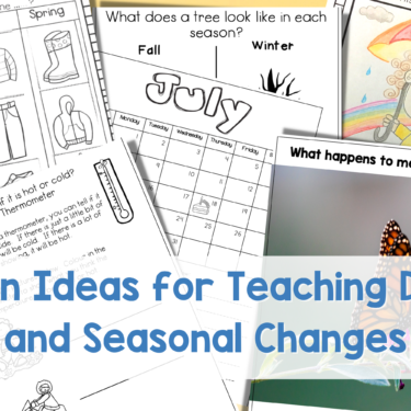 Use these engaging activities to help your students understand daily and seasonal changes.