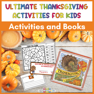 Use this ultimate list of Thanksgiving activities and books for kids to make the most of your lessons this fall.