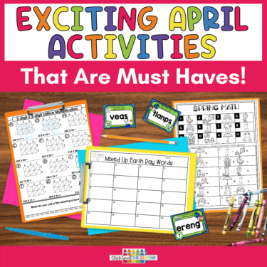 Your students will love the Engaging Writing activities included in this image! There are spring, Earth Day and Easter math and literacy activities.