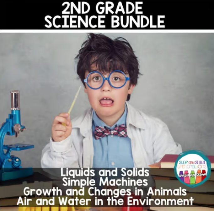 This second grade science curriculum includes everything you need for a full year of science exploration in your classroom.