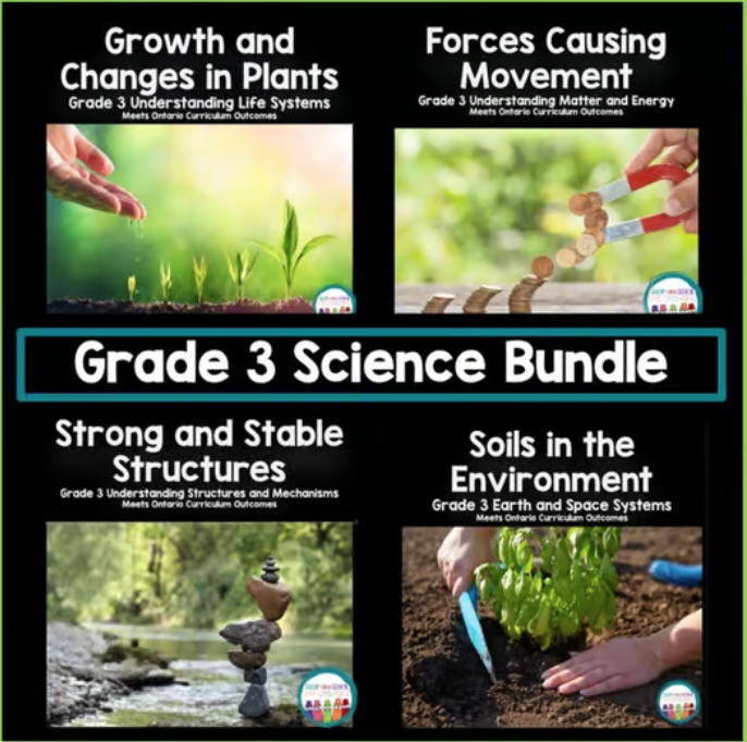 This third grade science bundle has everything you need for a year of hands-on engaging science activities.