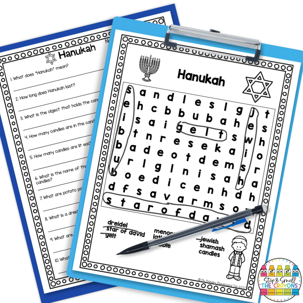 These December activities are a fun and engaging way to learn about Hanukkah in the classroom.