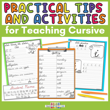 These practical tips and activities will help you when teaching cursive writing in your classroom.