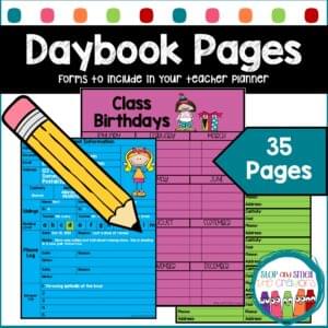 Teacher Planner Forms