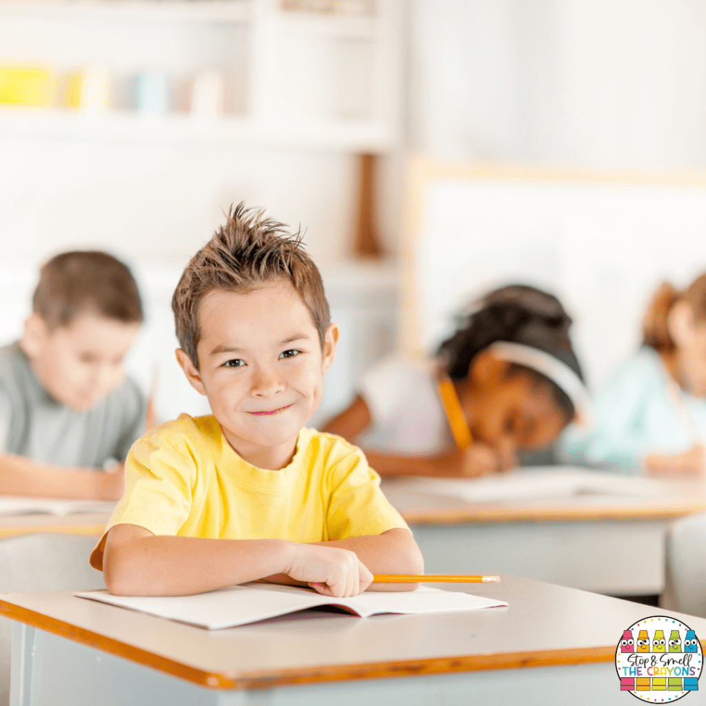 Writing with sentence frames will help build confidence in your students as they practice forming and writing sentences.