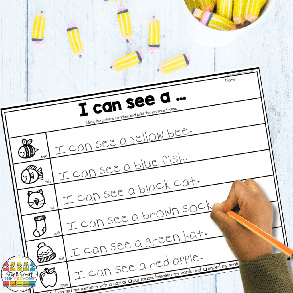 Sentence frames can allow your english language learners and struggling writers to find success through structure and support.