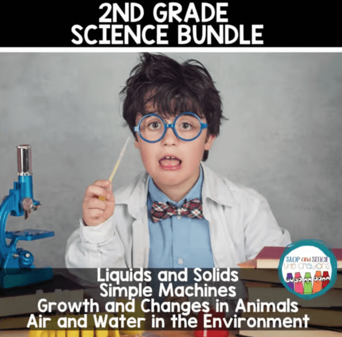 This second grade science curriculum includes everything you need for a full year of science exploration in your classroom.